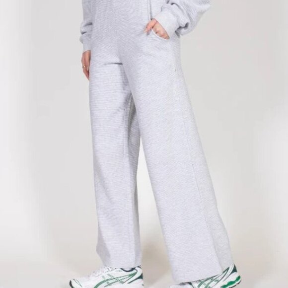 NWT Brunette the Label BTL Waffle Knit Pants, Pebble Grey, Size 3X/4X, P… - Picture 3 of 5